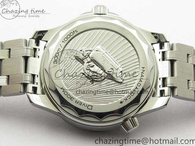 1227 Snug Seamaster Diver 300M Nekton VSF 1:1 Best Edition Black Dial on SS Bracelet A 7888